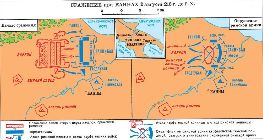 Битва при Каннах кратко. Причины и итоги. Как Ганнибал её выиграл? История, 5 класс.