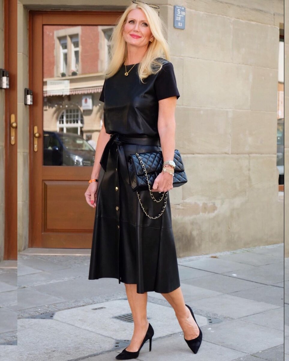 На работу и на праздник: 10 очаровательных образов с юбками для женщин ...
