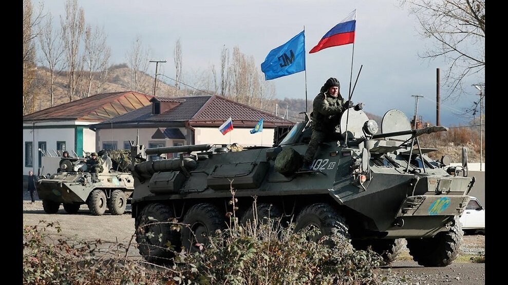 Российские миротворческие силы в Нагорном Карабахе. Фото из открытых источников сети Интернета.