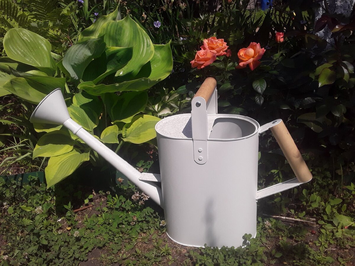 Лейка получилась исключительно для декораций