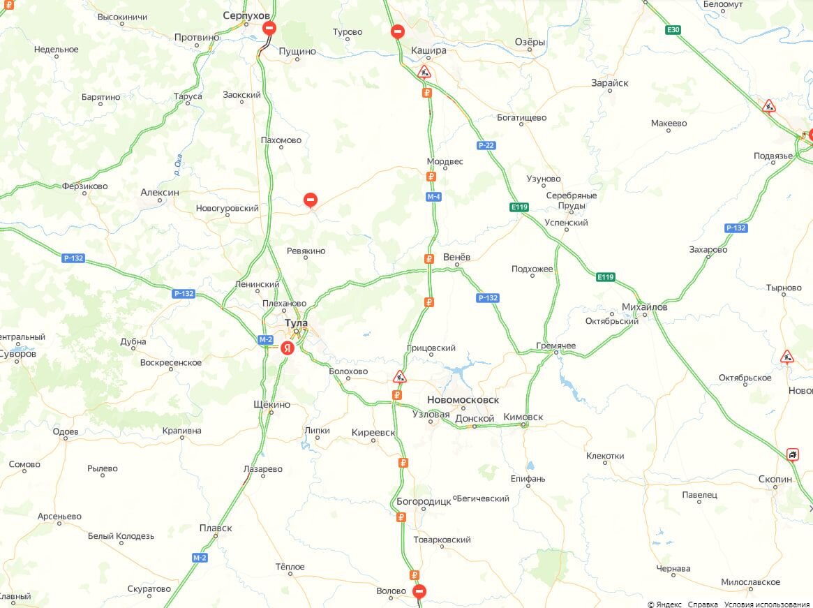 Дорога м4 дон сегодня карта