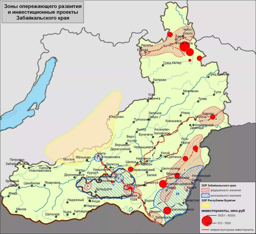 Карта лесничеств забайкальского края