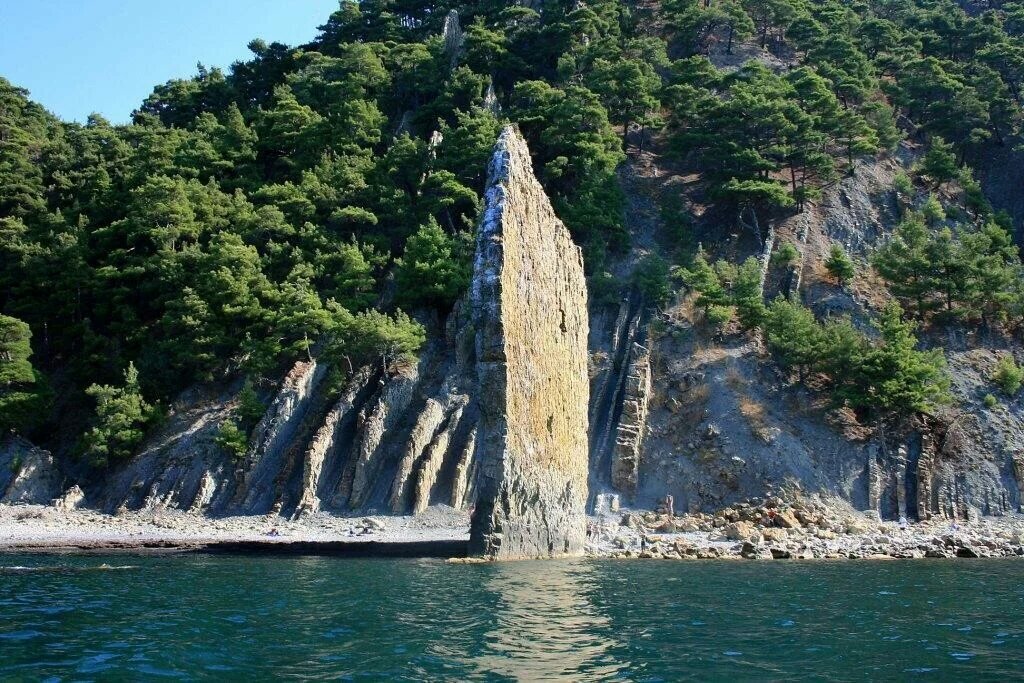 Геленджик Прасковеевка скала Парус