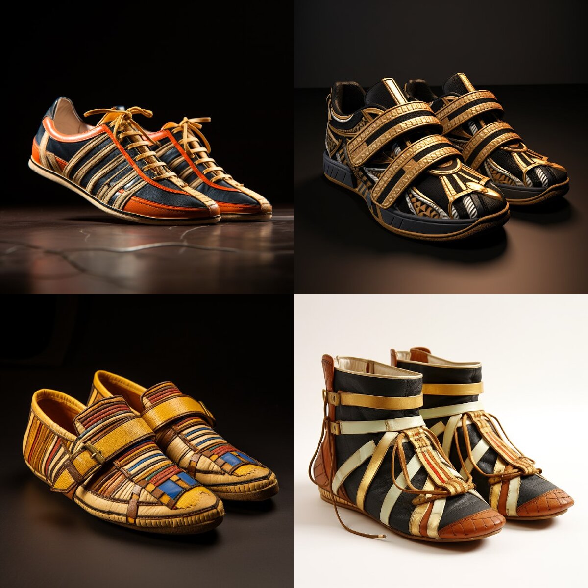 Варианты изображений, сгенерированные нейросетью Midjourney