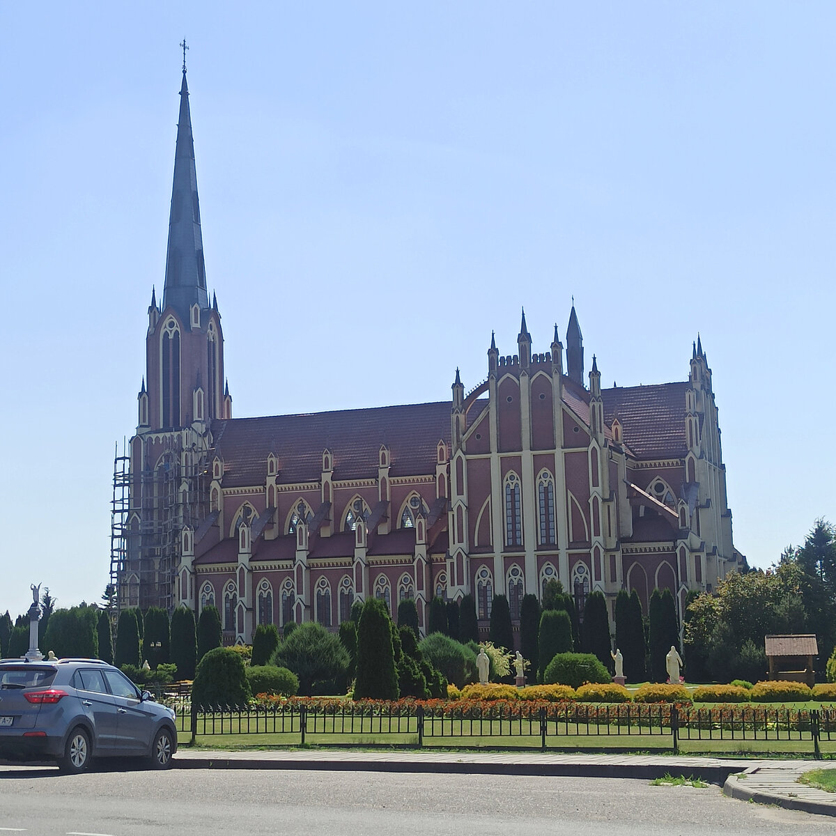 Костёл Святой Троицы в агрогородке Гервяты. Фотографии автора. 2023г. 