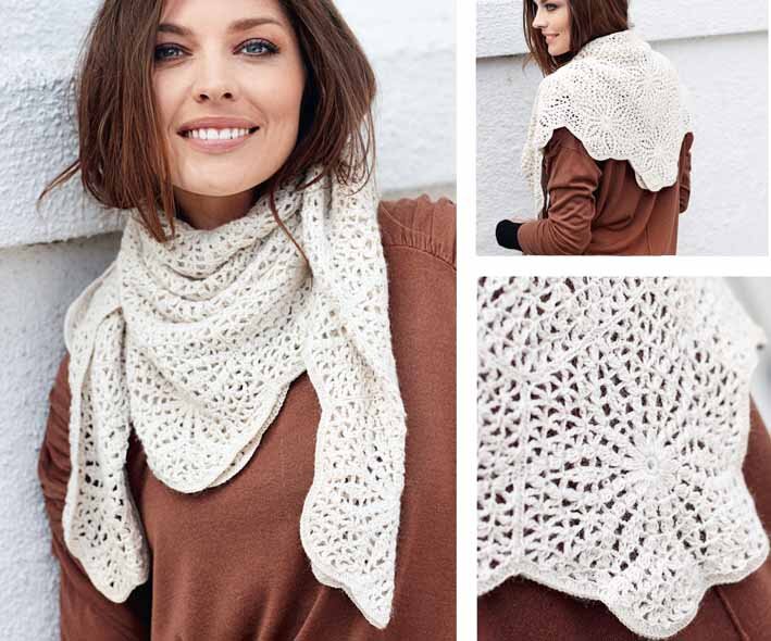 Шаль в русском стиле