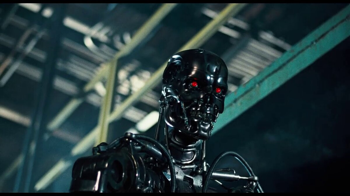 кадр из фильма "Терминатор", режиссер Джеймс Кэмерон