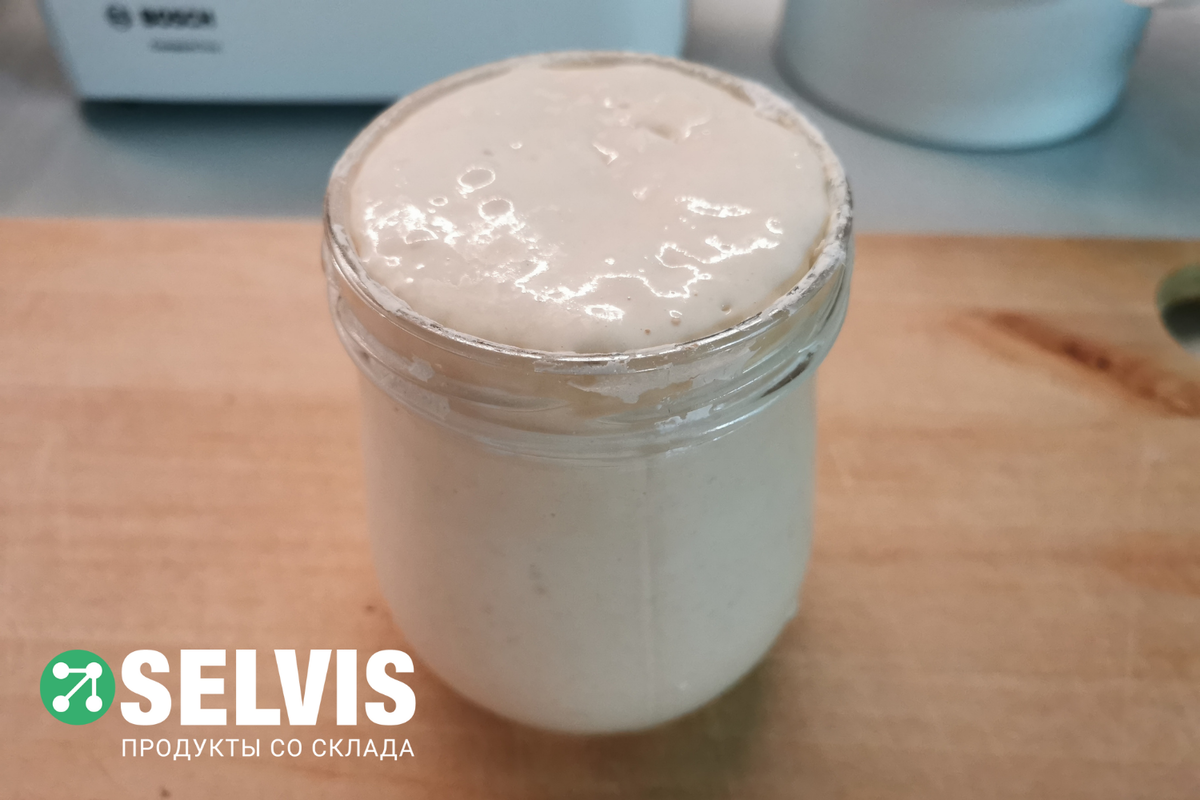 Вот так выглядит готовая закваска