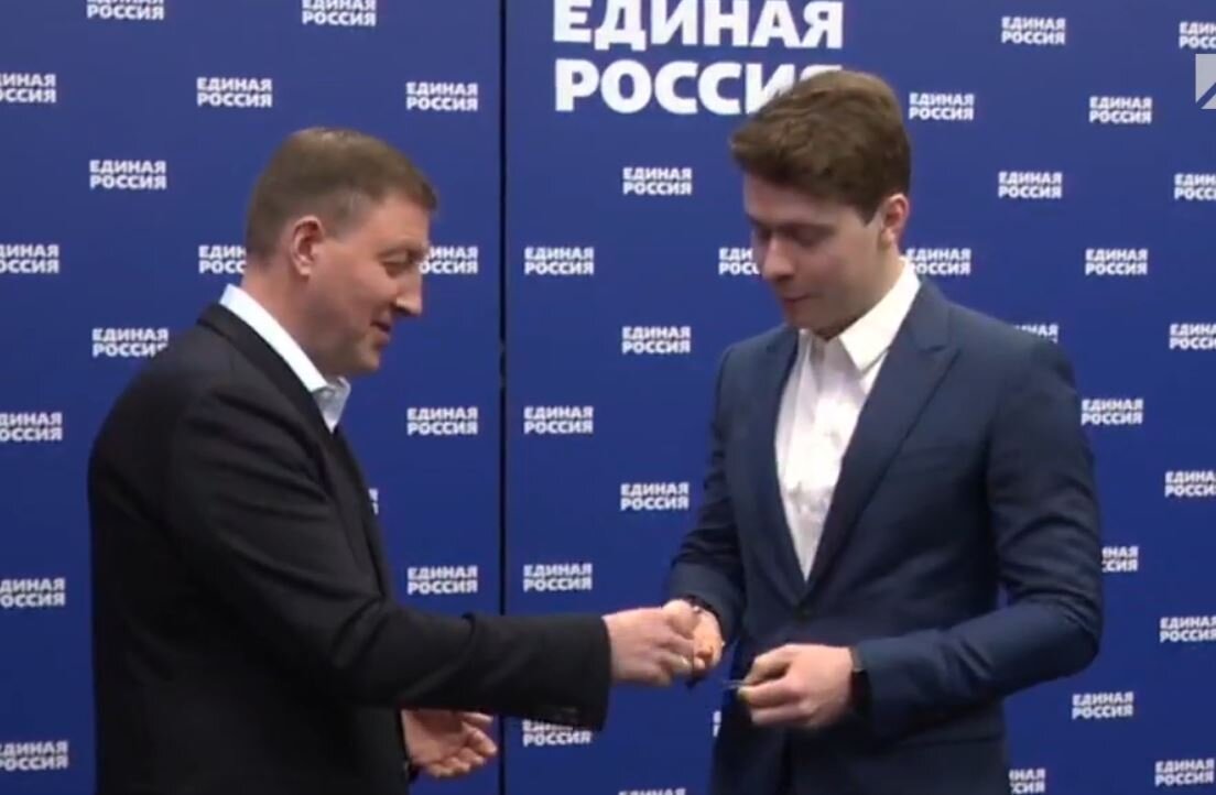 Андрей Турчак и Илья Медведев (иллюстрация - кадр видео)