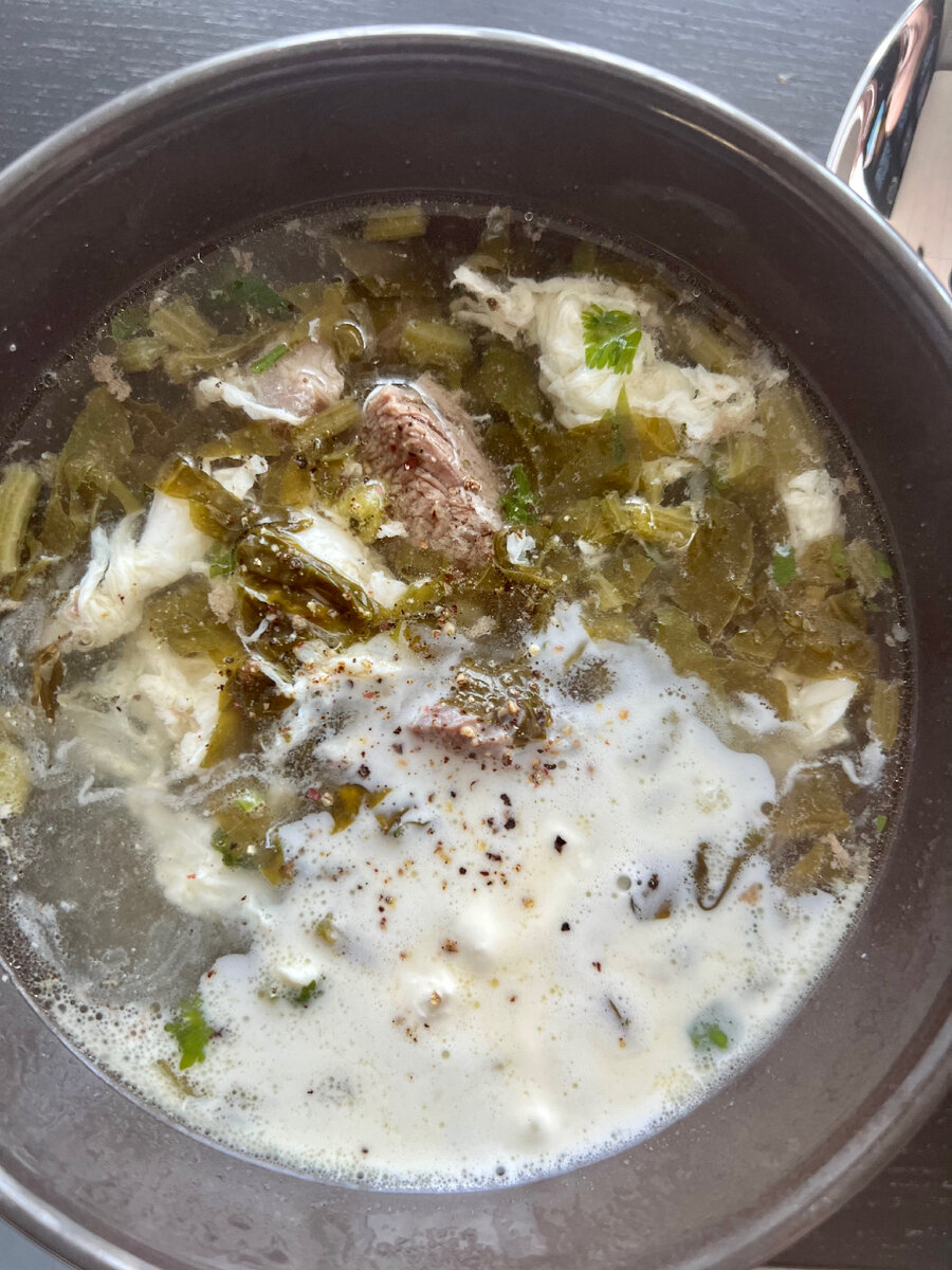 Щи со щавелем