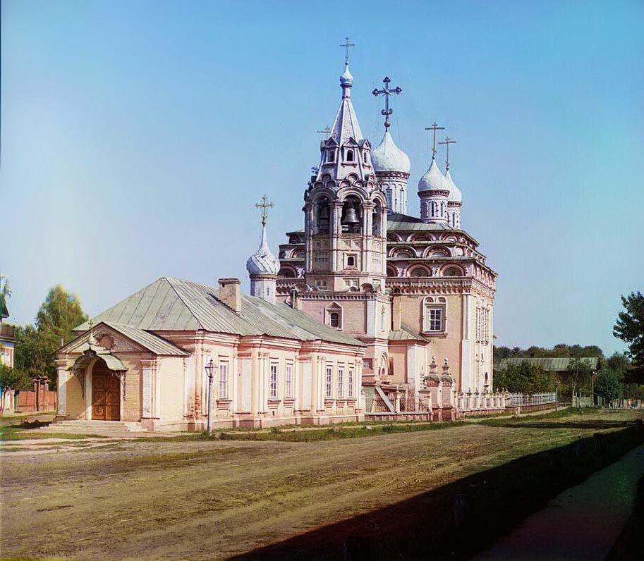 Троицкий собор Ипатьевского монастыря. Кострома. 1910 г. Репродукция