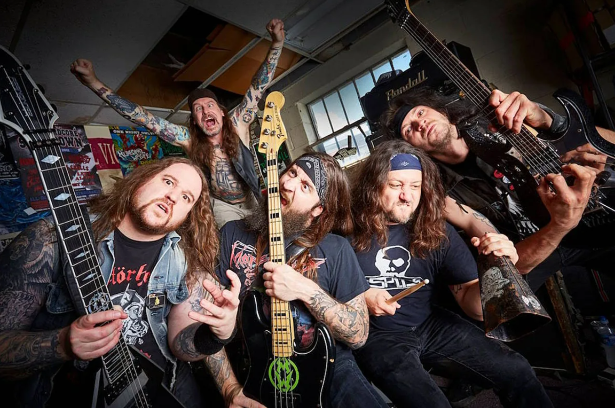 Группы играющие металл. Municipal waste группа. Трэш метал группы. Трэш хэви метал группа. Municipal waste альбомы.