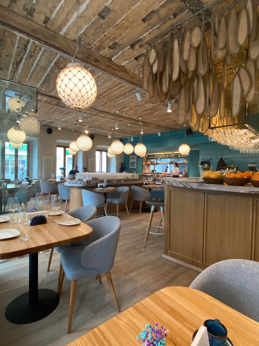 интерьер ресторана 