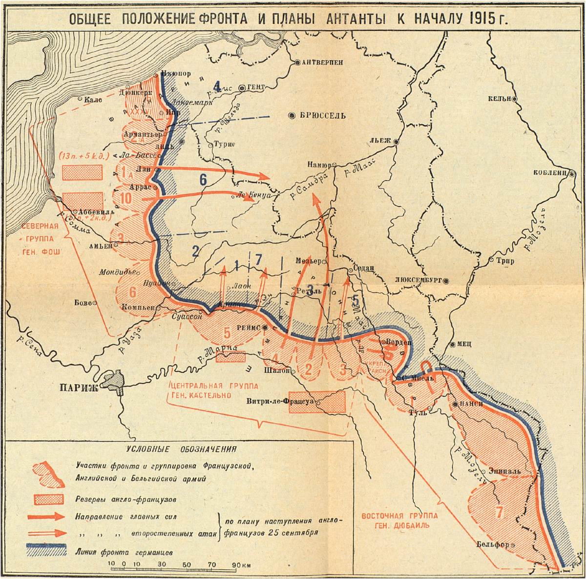 Восточный фронт в 1915 году