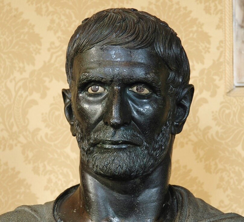 Капитолийский Брут, IV-III век до н.э., деталь