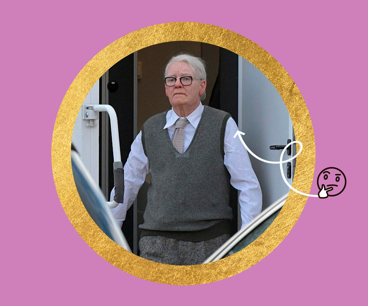     Два в одном: ты ни за что не угадаешь в этом старичке популярную голливудскую актрису!