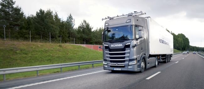 Scania и HAVI проведут испытания беспилотного грузовика в Швеции