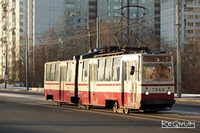    Трамвай в Петербурге Дарья Драй © ИА REGNUM