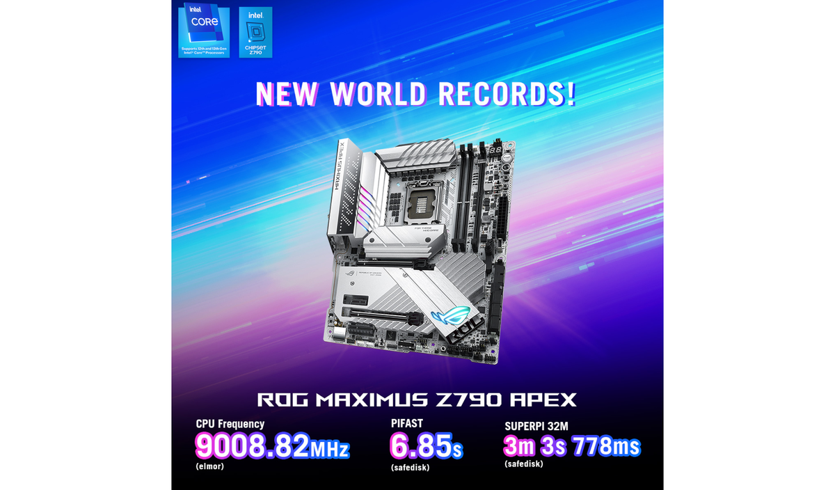    Новый мировой рекорд: Core i9-13900K пробил потолок в 9 ГГц