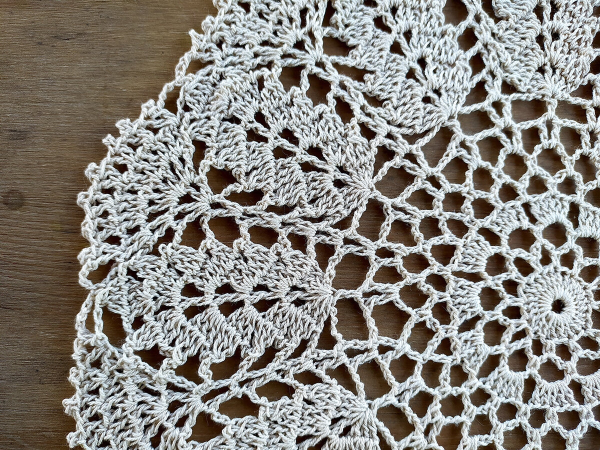 Салфетка крючком