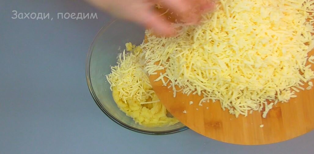 Хычины с картофелем и сыром