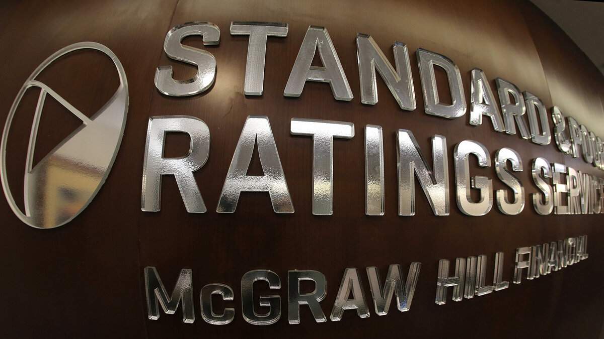    Логотип компании Standard & Poor's© РИА Новости . Виталий Белоусов