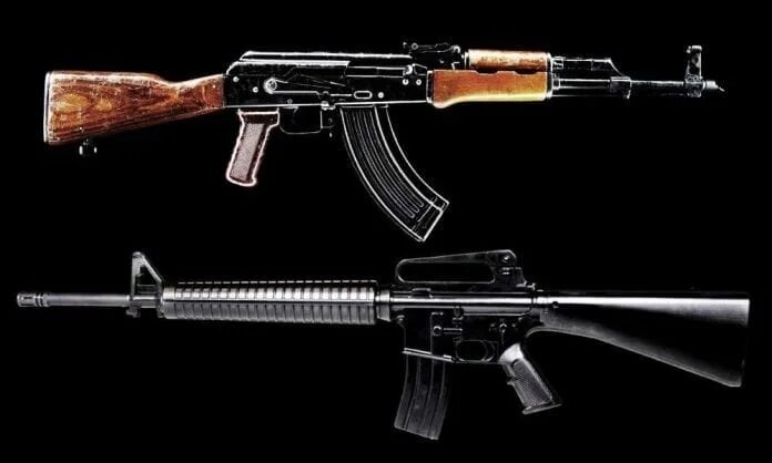 Автомат (штурмовая винтовка) Armalite / Colt AR-15 / M16 M16A1 M16A2 M16A3 M16A4 (США)