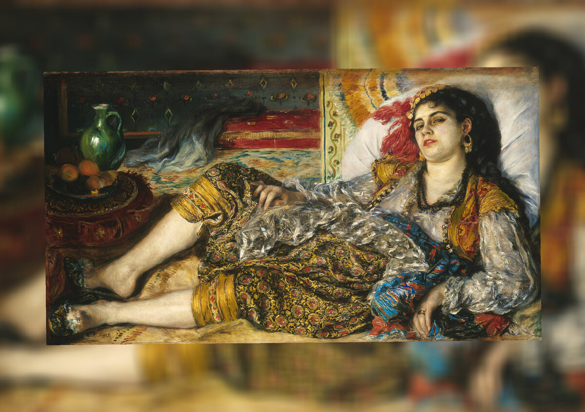 "Одалиска". Пьер Огюст Ренуар. 1870 год