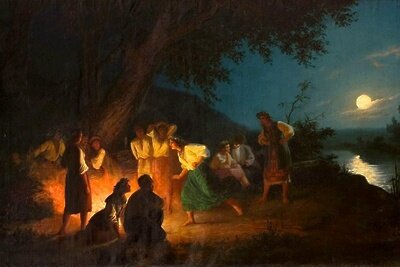    Ночь на Ивана Купалу. Генрих Семирадский ©Генрих Ипполитович Семирадский, Общественное достояние Wikipedia.org