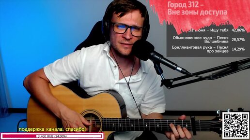 Город 312 – Вне зоны доступа на гитаре 🎶 кавер аккорды