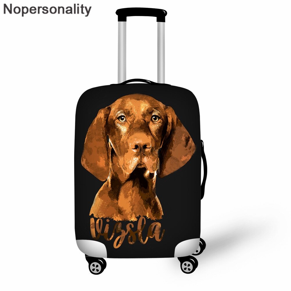 Чехол на чемодан с собакой