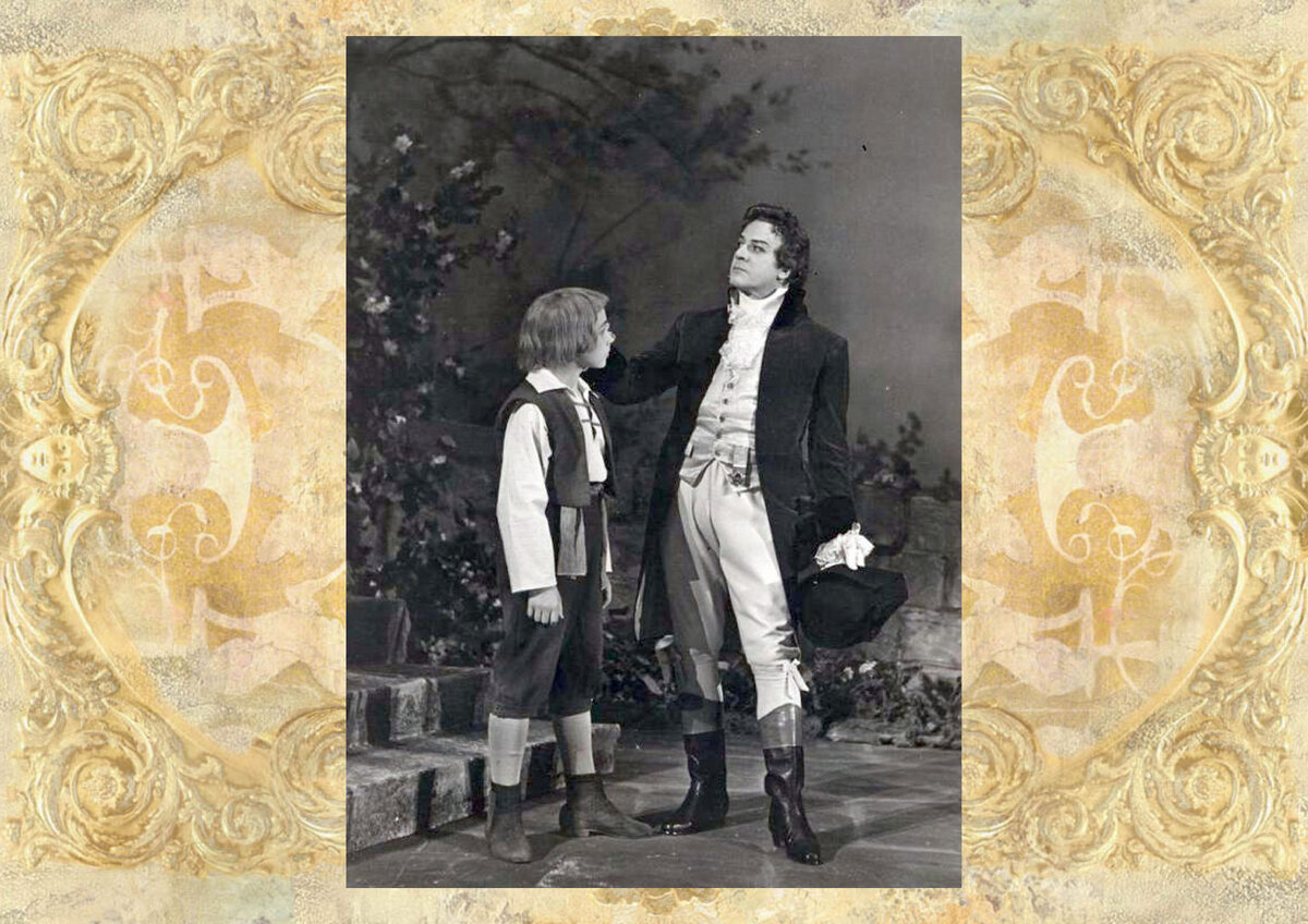 Сцена из оперы"Вертер". ГАБТ, 1957 г.