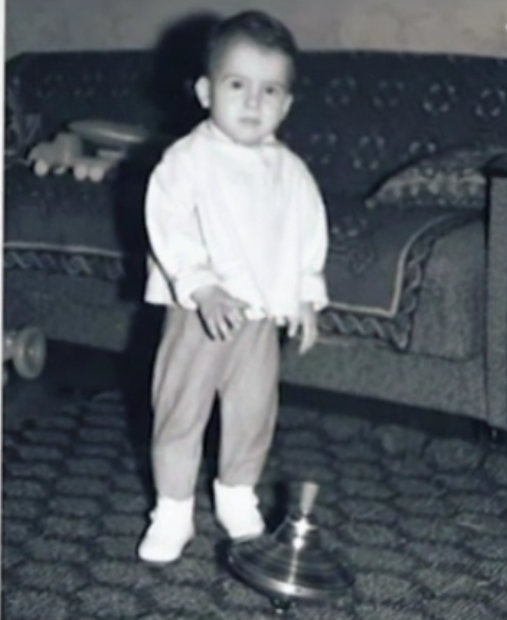 Вячеслав Разбегаев в детстве 