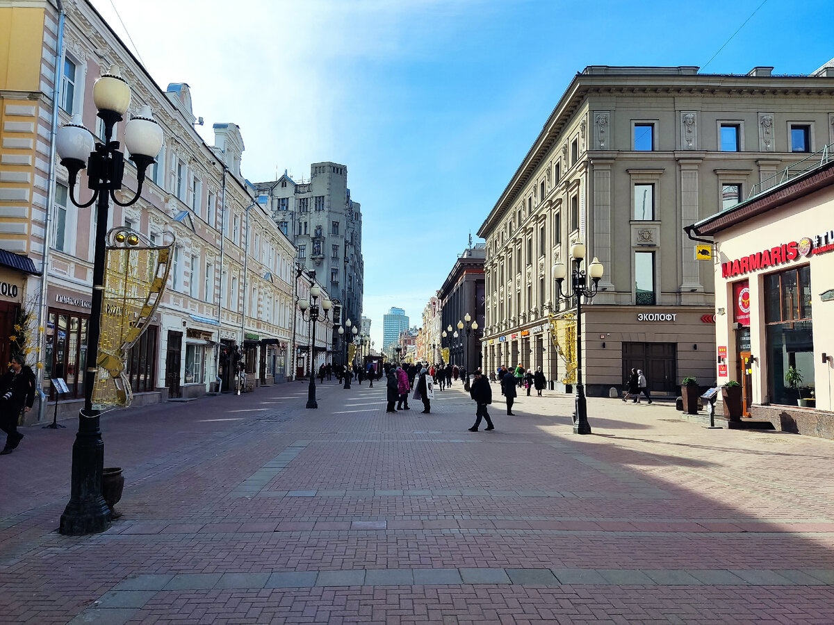 арбат москва достопримечательности зимой