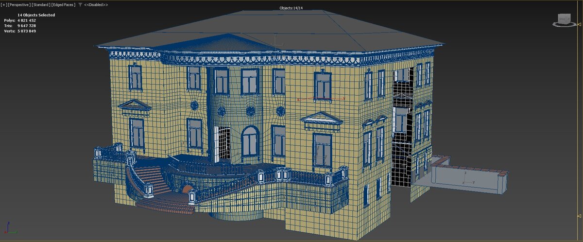 Проект виртуальной реставрации усадьбы Введенское