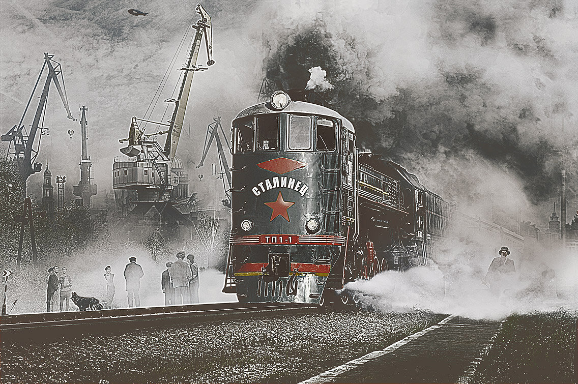 Теплопаровоз ТП-1.