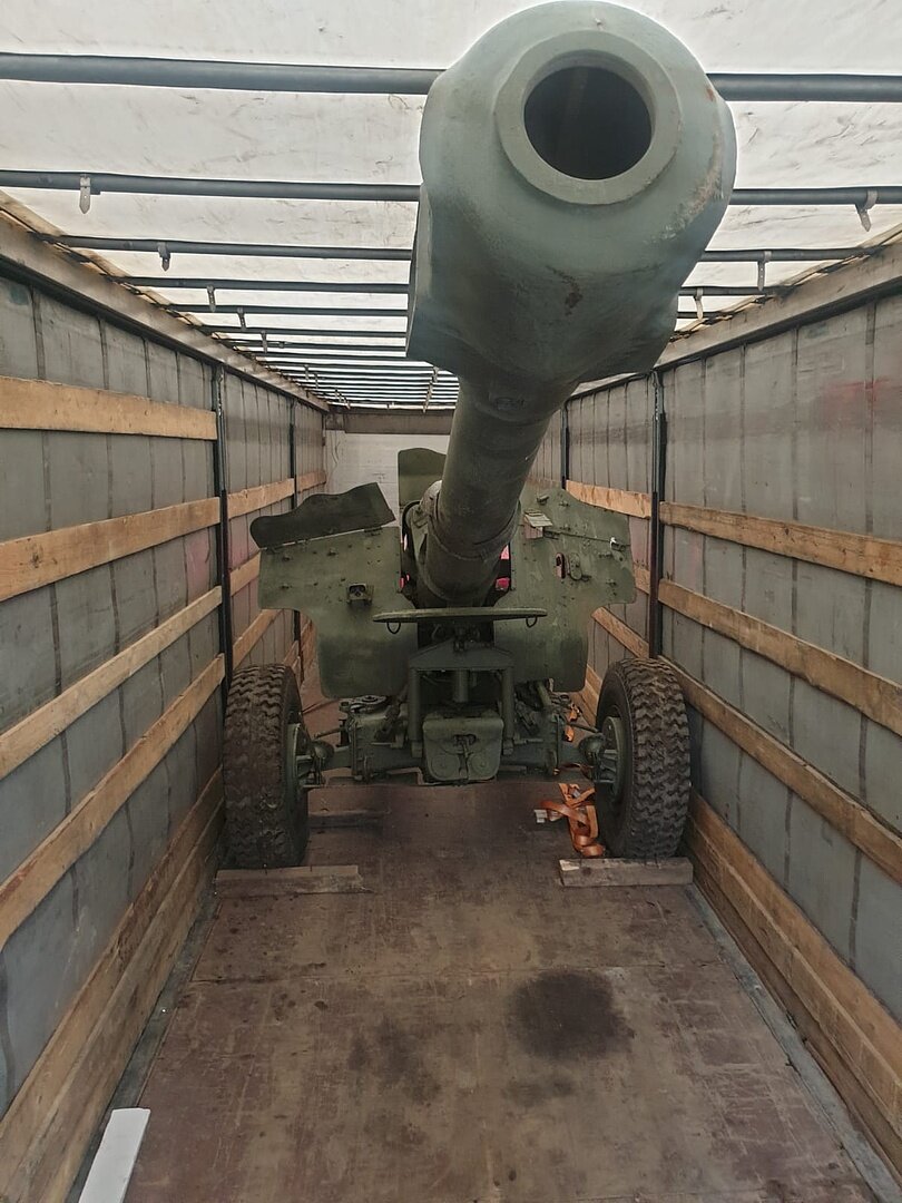 Еще один наш пример перевозка военной техники