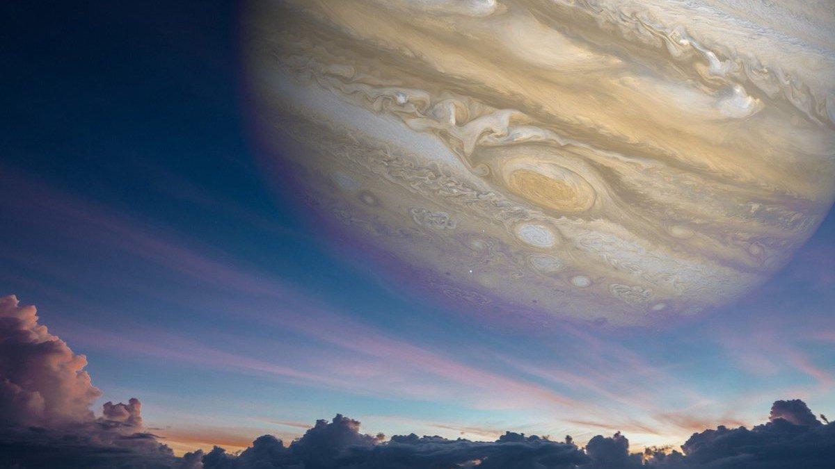 Планета Юпитер. Фото в свободном доступе