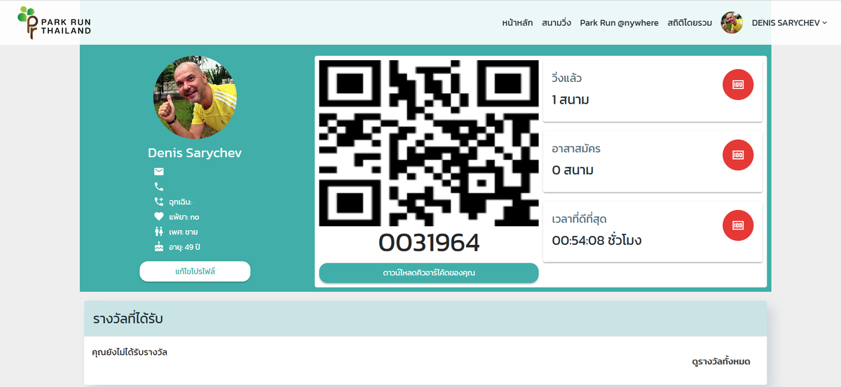 Личный кабинет участника. 