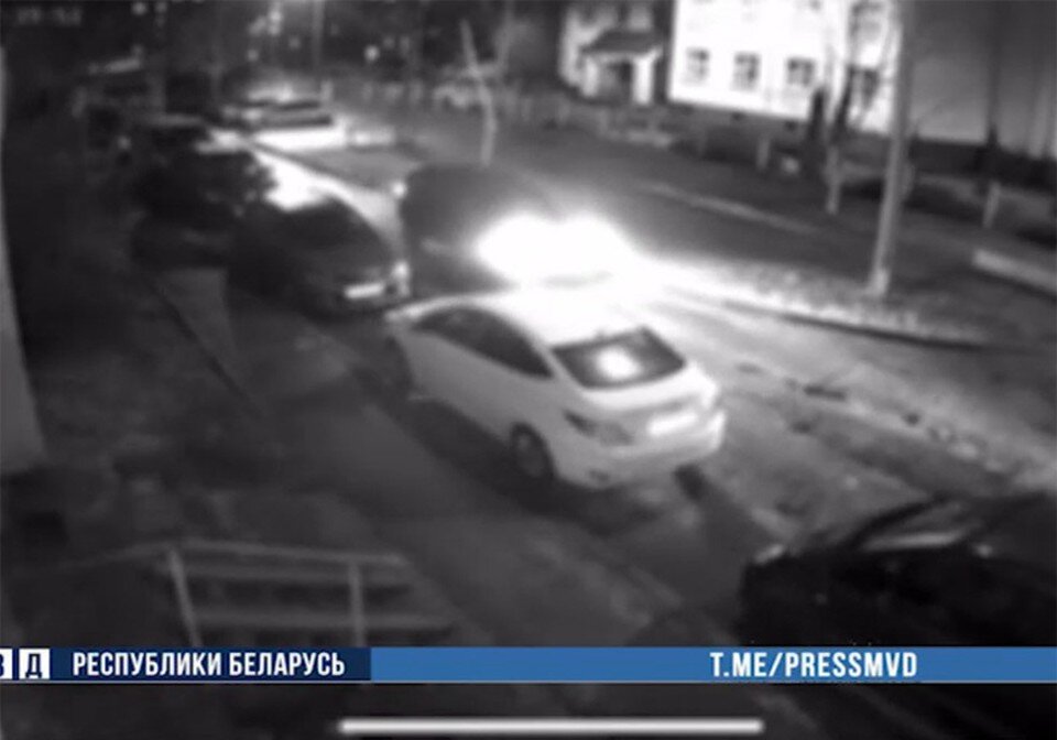     Злоумышленника задержали по горячим следам. Фото: кадр видео МВД РБ