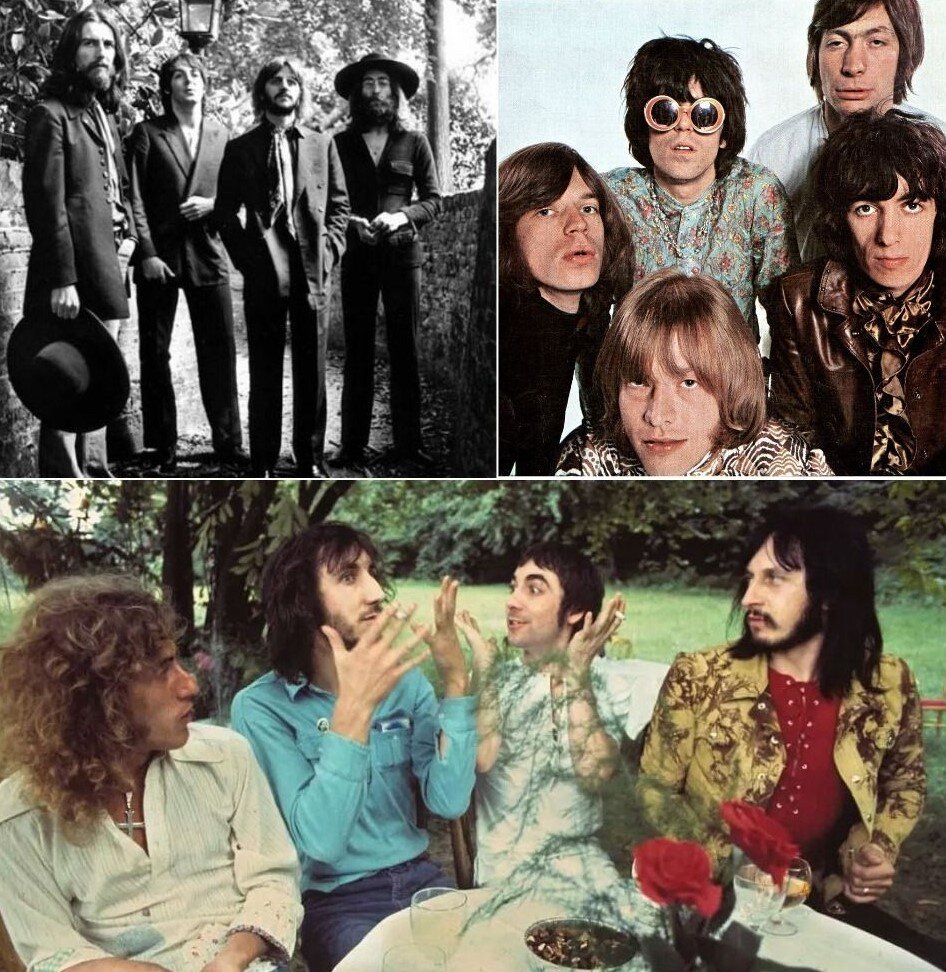 THE BEATLES - THE ROLLING STONES - THE WHO