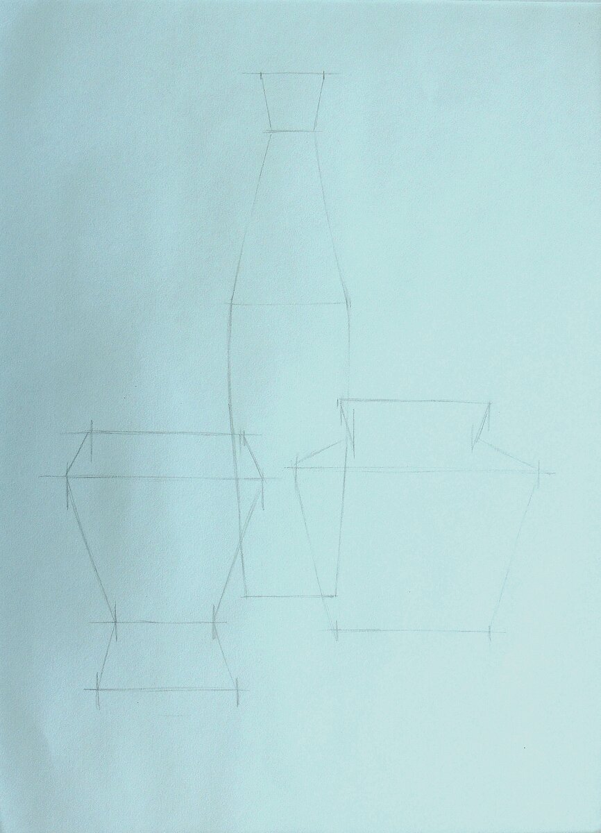Композиционное размещение рисунка в листе.