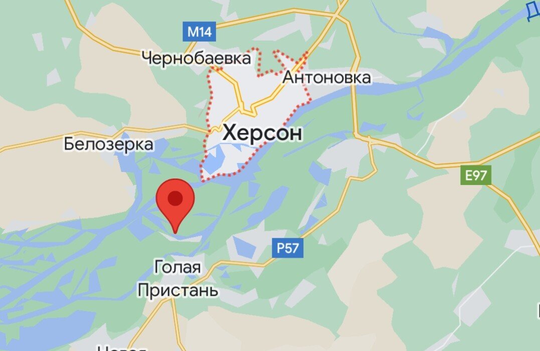 В Украине сообщили об уничтожении российского судна под Херсоном