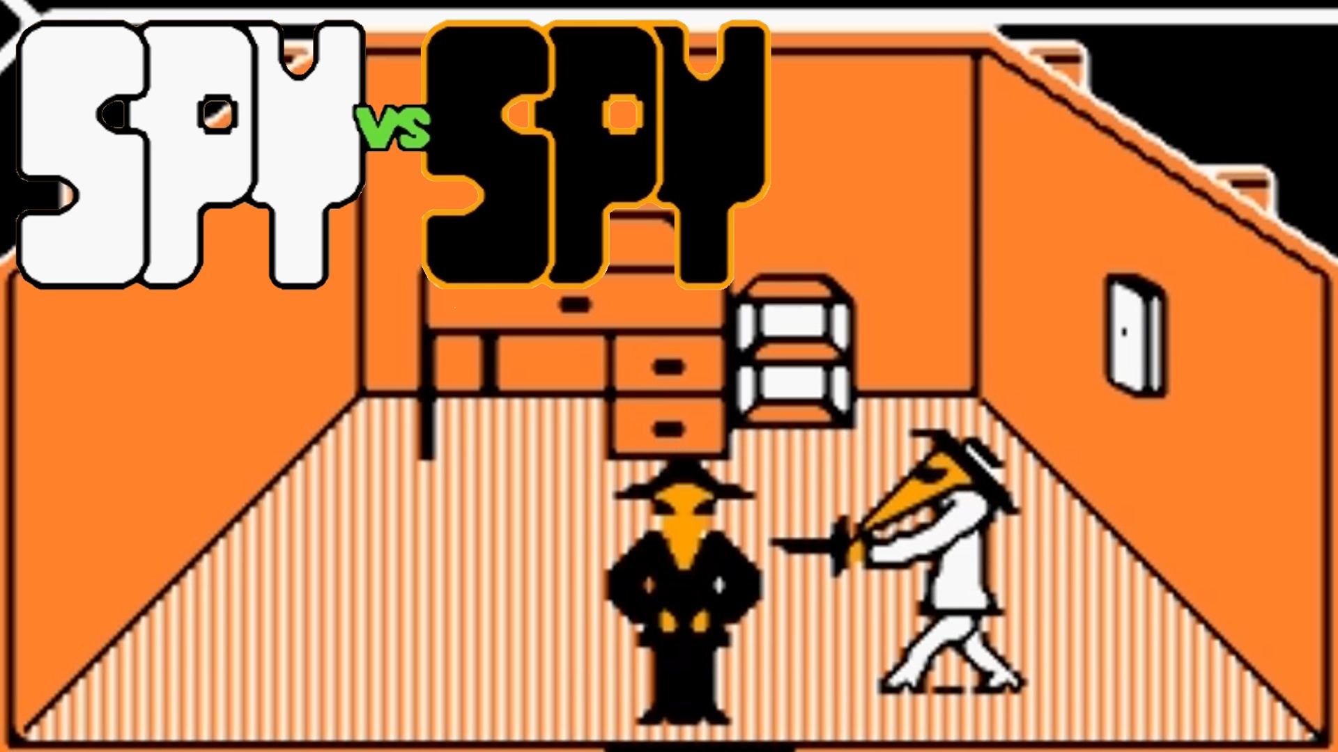 Spy vs Spy (NES Dendy Famicom 8 bit) - Полное прохождение - все 8 уровней  против компьютера