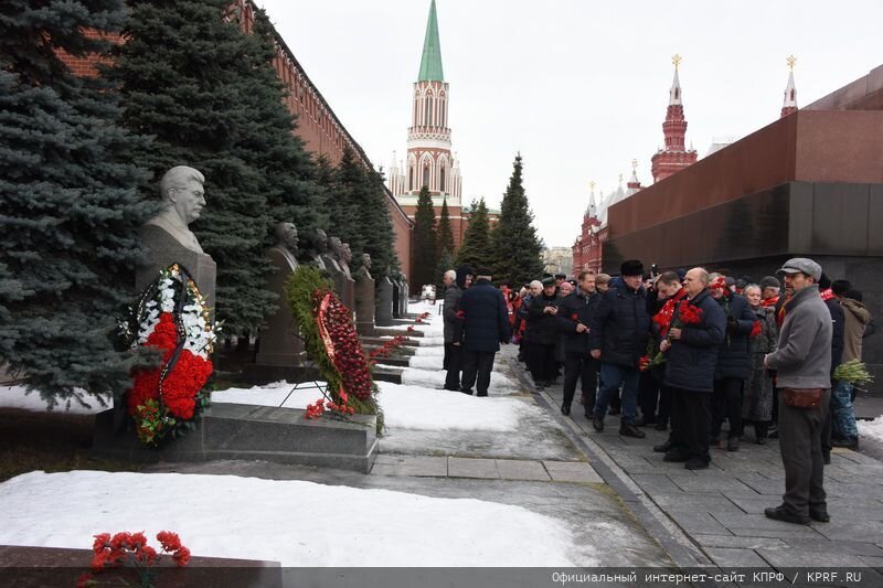 Ленин в Кремле в мавзолее