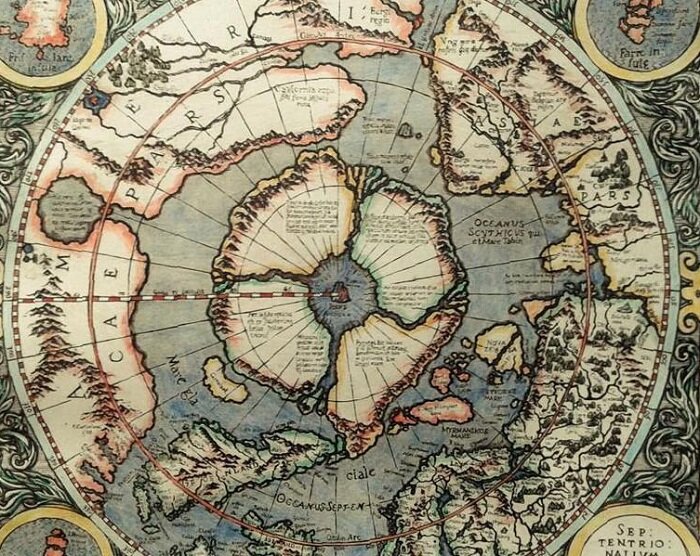 Изображение Яндекс Картинки. Карта Гипербореи, карта есть но про Гиперборею мы знаем только обрывки информации.
