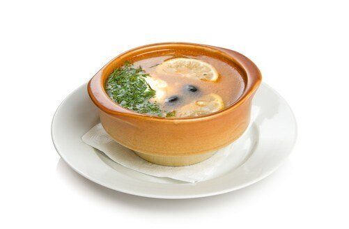    Солянка с сельдью, помидорами и сладким стручковым перцем