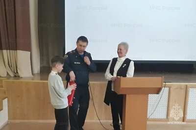    Урок пожарной безопасности для школьников © Сайт Главного управления МЧС России по Московской области