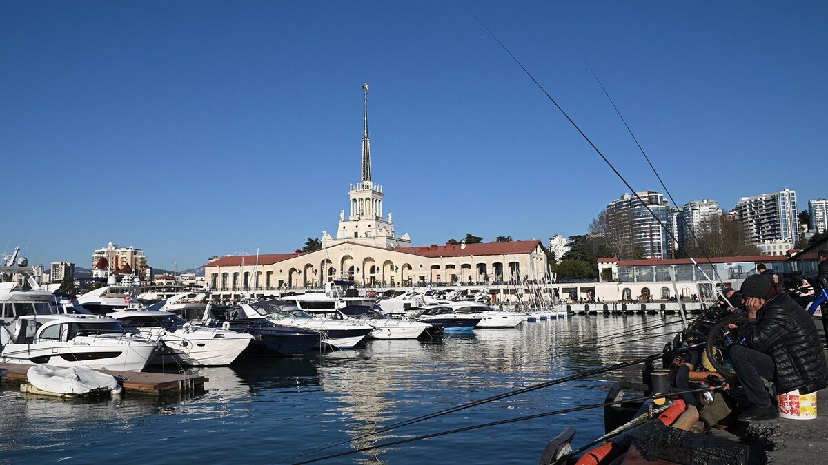    Зимние пляжи открылись в Сочи© РИА Новости . Екатерина Лызлова