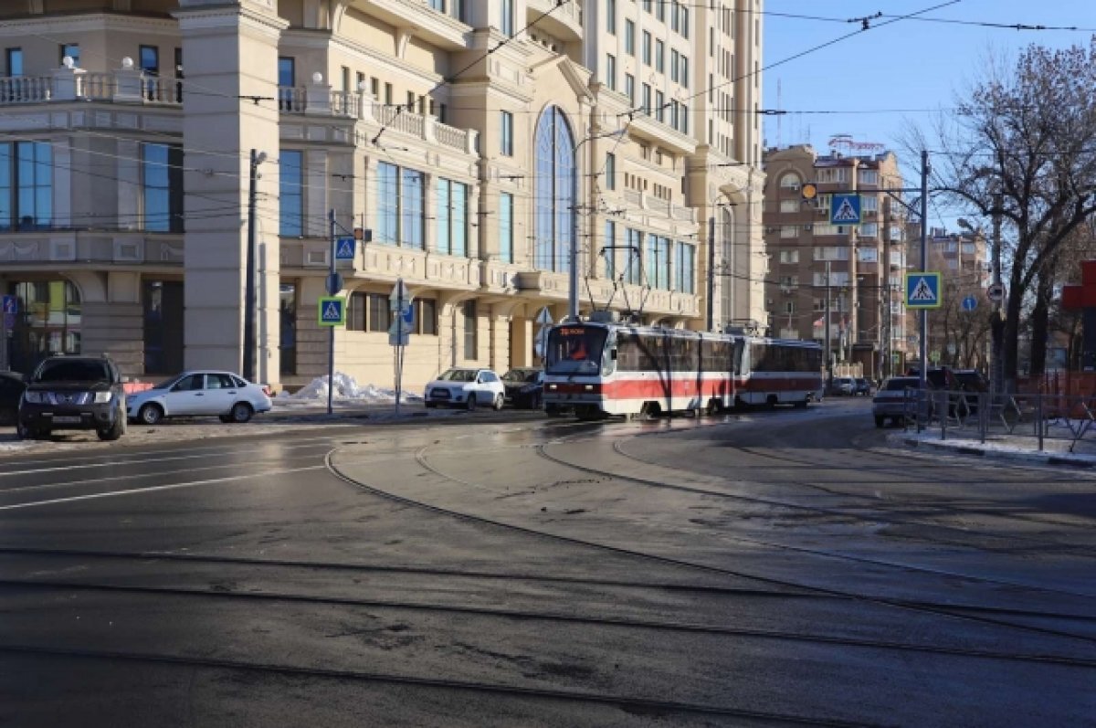    Начать перенос трамвайной линии на Красноармейской планируют 1 февраля